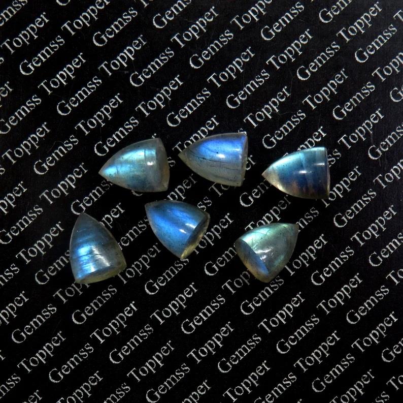 Labradorite 8x10 mm Bullet Cabochon
